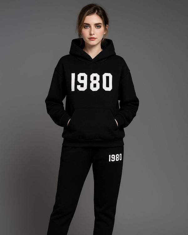 Premium Fleece Hoodie Cord Set - Winter Comfort Wear