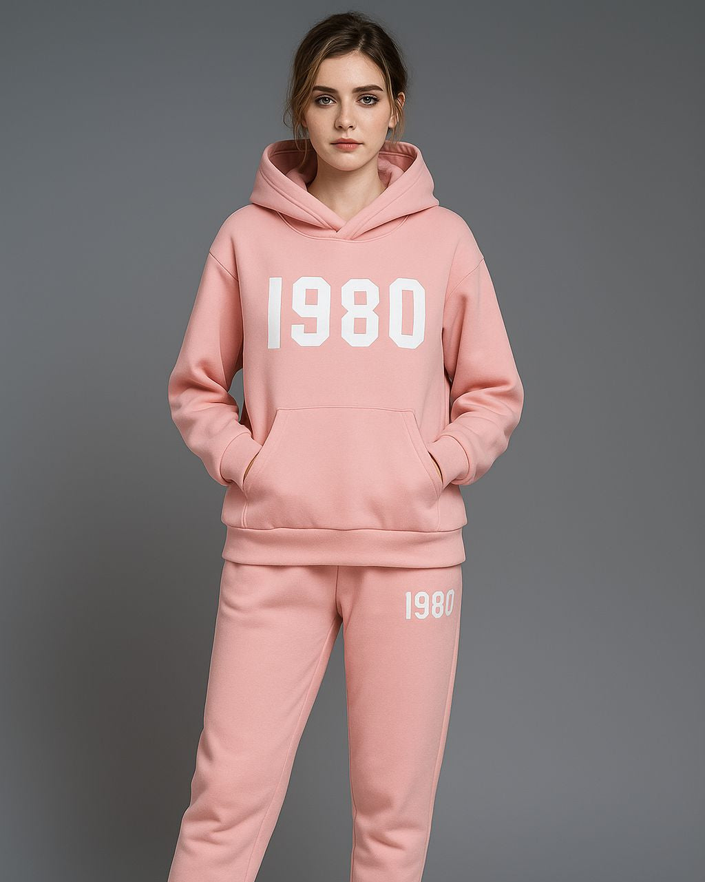 Premium Fleece Hoodie Cord Set - Winter Comfort Wear