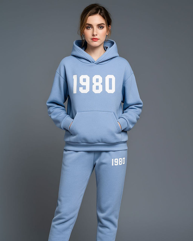 Premium Fleece Hoodie Cord Set - Winter Comfort Wear