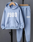 Premium Fleece Hoodie Cord Set - Winter Comfort Wear