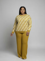 Pure Hair Wool Knitted Co-Ord Set