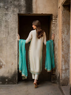 Silk Top Plazzo & Dupatta Set