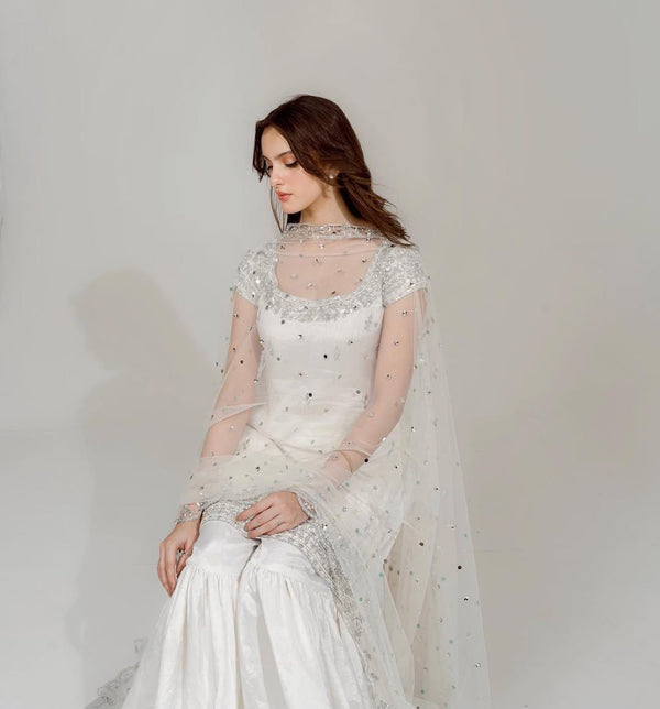 TOP WITH SHARARA DUPATTA SUIT SET