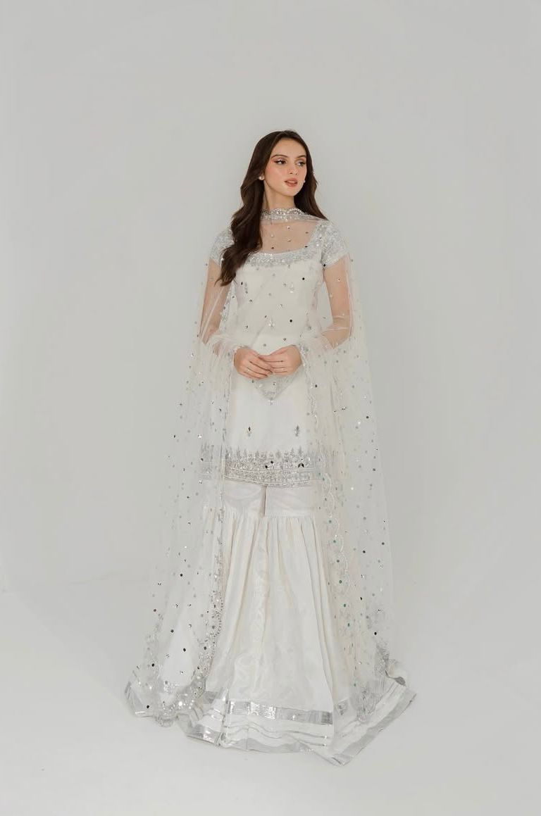 TOP WITH SHARARA DUPATTA SUIT SET