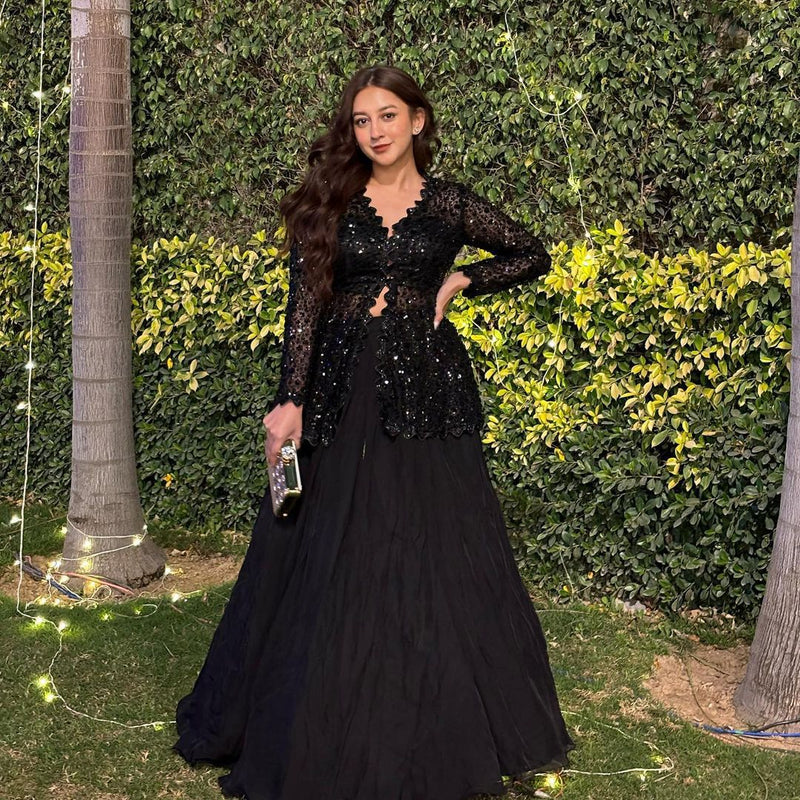 Blazer Style Embroidery Sequins work