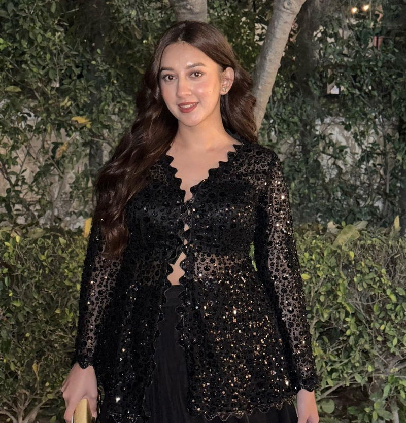 Blazer Style Embroidery Sequins work