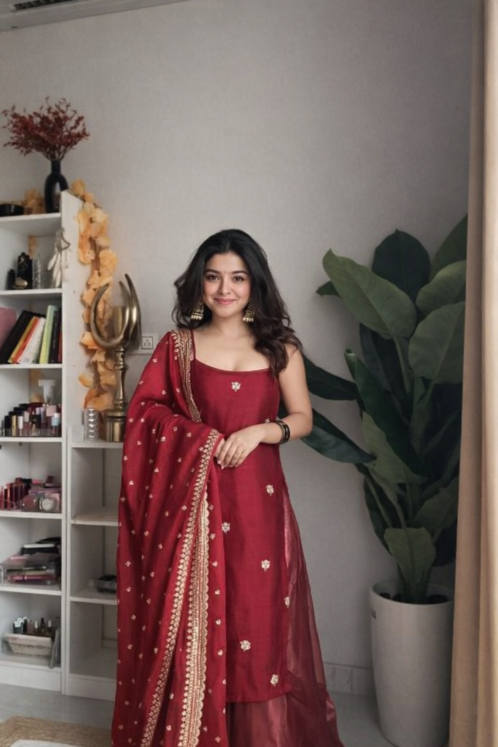 ✨ Premium Designer Jimi Choo Suit Set with Plazo & Dupatta ✨